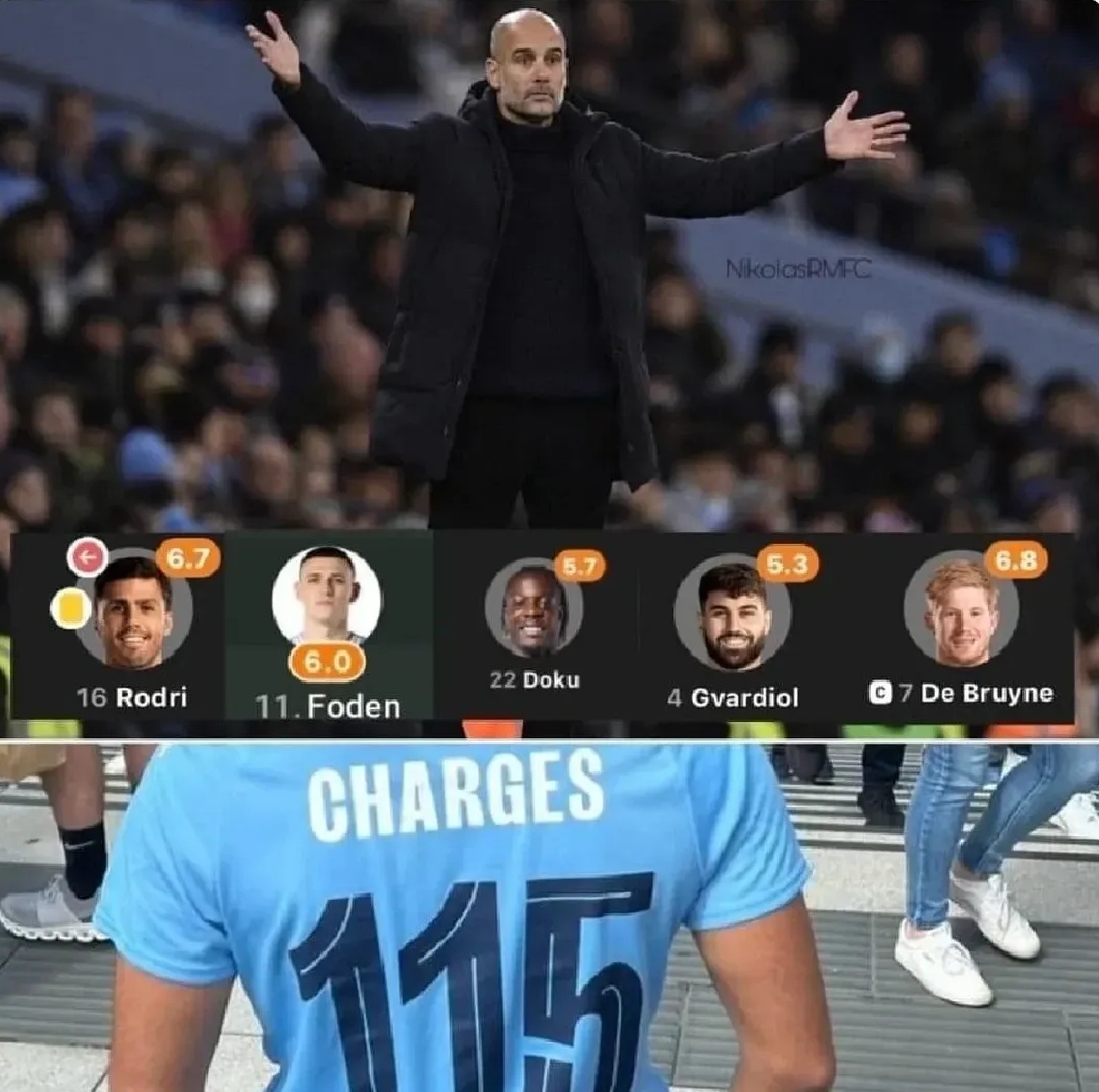 包含曼城横扫勒沃库森，罗德里统治全场的词条